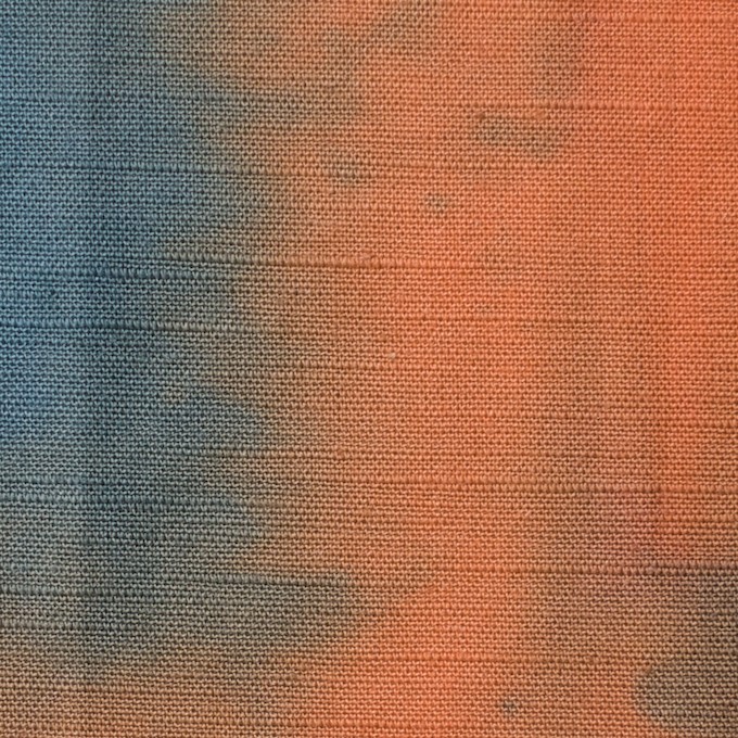 コットン×グラデーション(レンガ)×シーチング_全2色 イメージ1