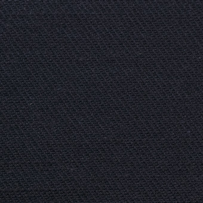 コットン&ジュート×無地(ダークネイビー)×厚サージ_全3色 イメージ1