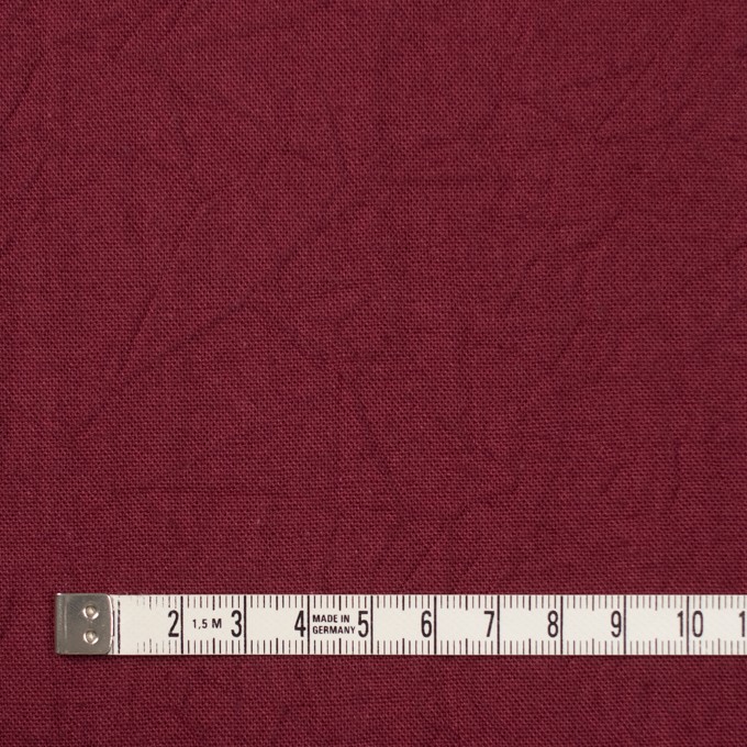 コットン&リネン×無地(ガーネット)×キャンバスワッシャー_全15色 イメージ4