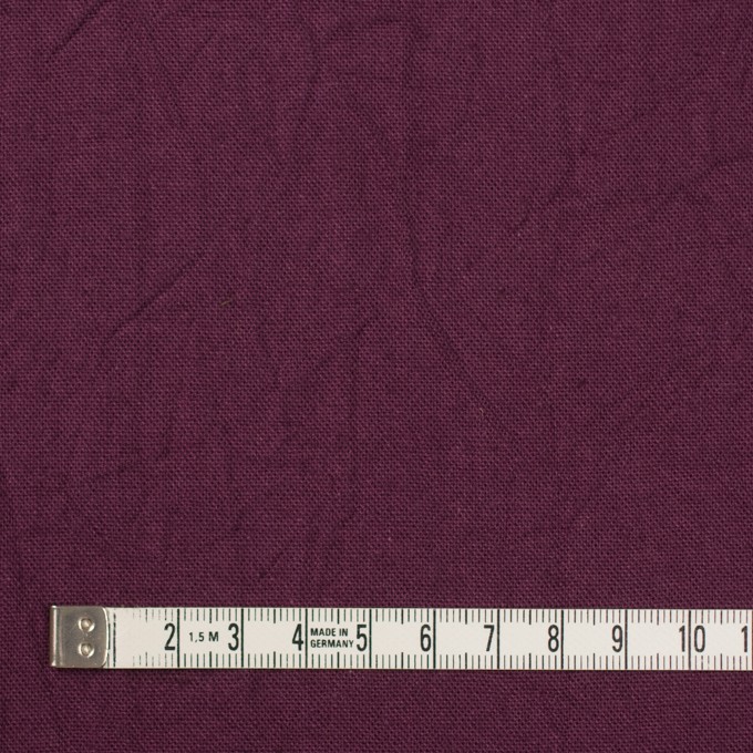 コットン&リネン×無地(プラムパープル)×キャンバスワッシャー_全15色 イメージ4