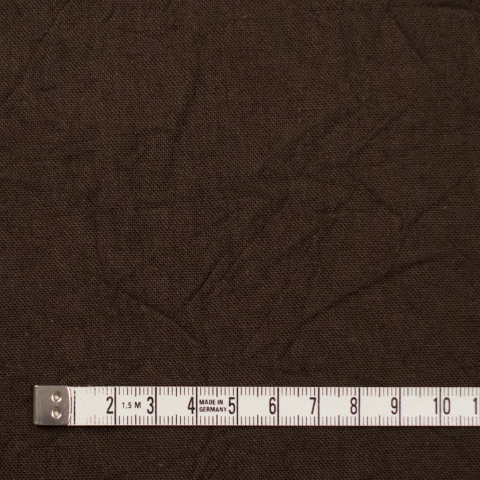 コットン&リネン×無地(カーキブラウン)×キャンバスワッシャー_全15色 イメージ4
