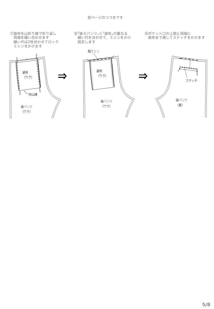 014 ルーズフィットパンツ - fab-fabric sewing studio | 布地の 