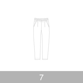 オリジナルパターン#014_ルーズフィットパンツ_7号