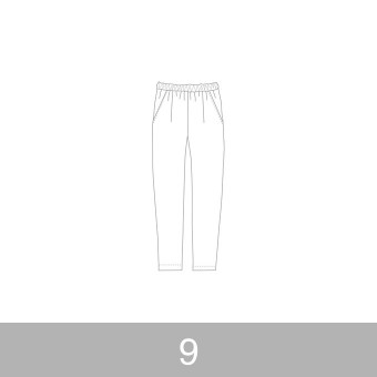 オリジナルパターン#014_ルーズフィットパンツ_9号