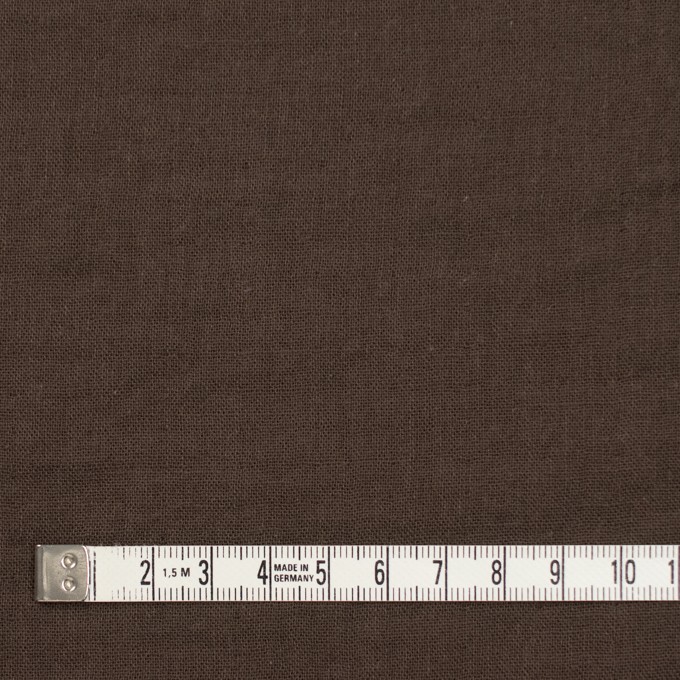 コットン×無地(カーキブラウン)×Wガーゼワッシャー_全20色 イメージ4