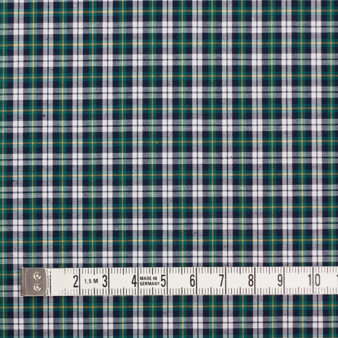 コットン×チェック(イエロー&モスグリーン)×ブロード イメージ4