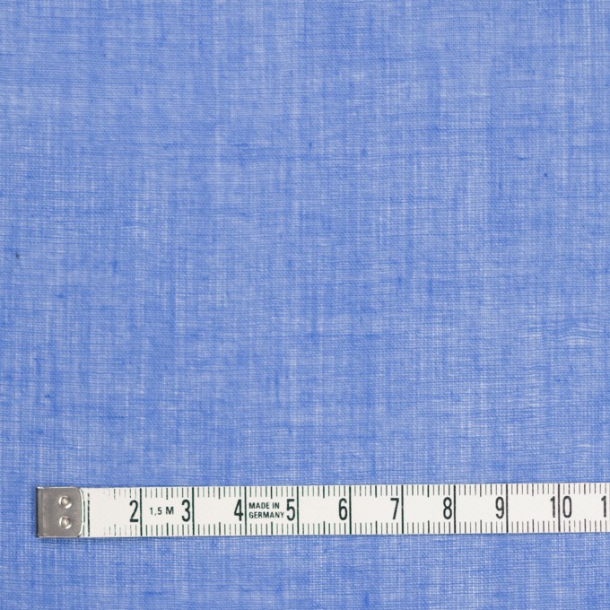 コットン×無地(ダッジブルー)×ボイル_全9色_フランス製 イメージ4