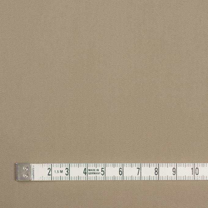 コットン&キュプラ×無地(カーキベージュ)×ギャバジン_全4色 イメージ4