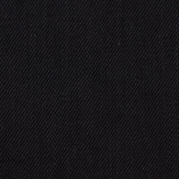 コットン×無地(ブラック)×カツラギ イメージ1