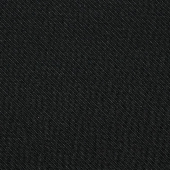 コットン×無地(ブラック)×厚サージ イメージ1
