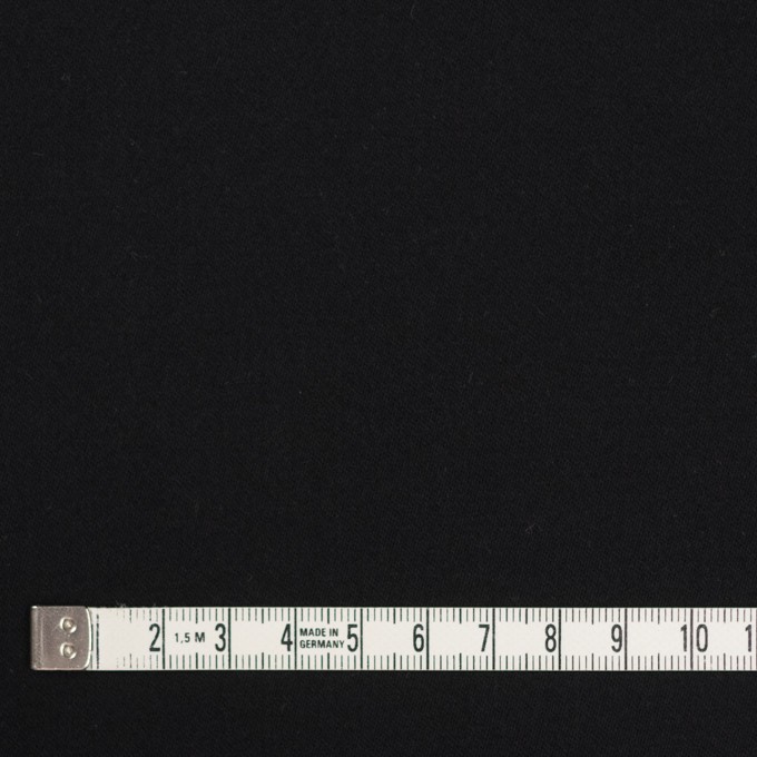 コットン&ポリウレタン×無地(ブラック)×サテンストレッチ_全2色 イメージ4