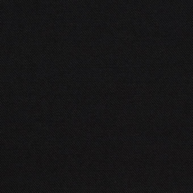 ウール×無地(ブラック)×サージ イメージ1