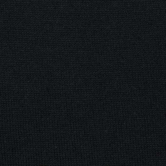 コットン×無地(ブラック)×天竺ニット_全6色 イメージ1