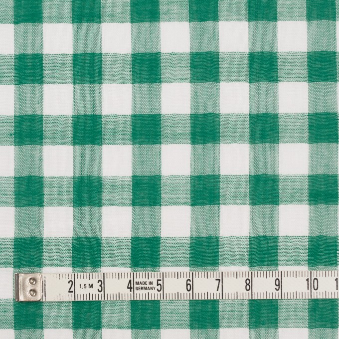 コットン×チェック(グリーン)×Wガーゼ_全5色 イメージ4