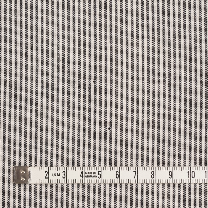 コットン×ストライプ(チャコール)×シーチング イメージ4