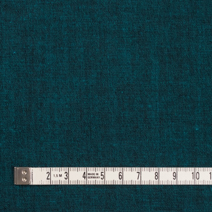 コットン&ポリエステル混×無地(ターコイズ)×デニムストレッチ_全4色 イメージ4