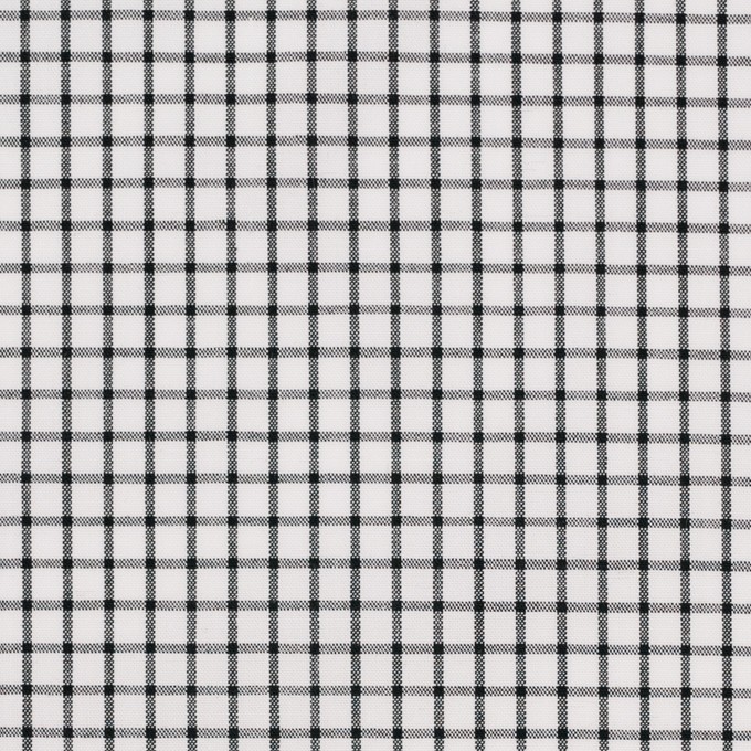 コットン×チェック(ブラック)×ブロード_全2色 イメージ1