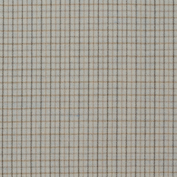 ウール×チェック(セラドングレー)×ポプリン_全2色_イタリア製 イメージ1