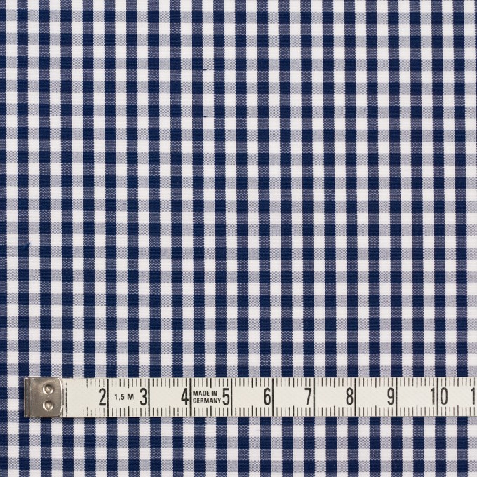 コットン×チェック(ネイビー)×ブロード イメージ4
