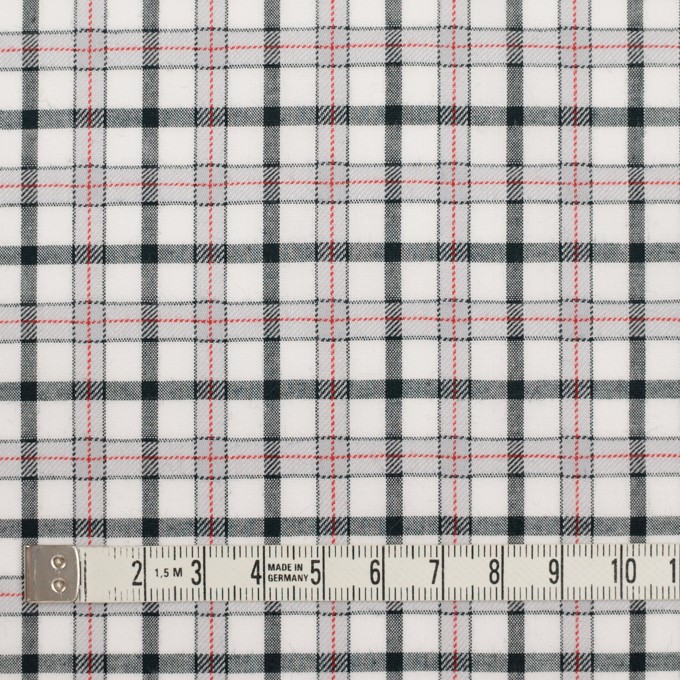 コットン×チェック(グレー&レッド)×ブロード&サージ イメージ4