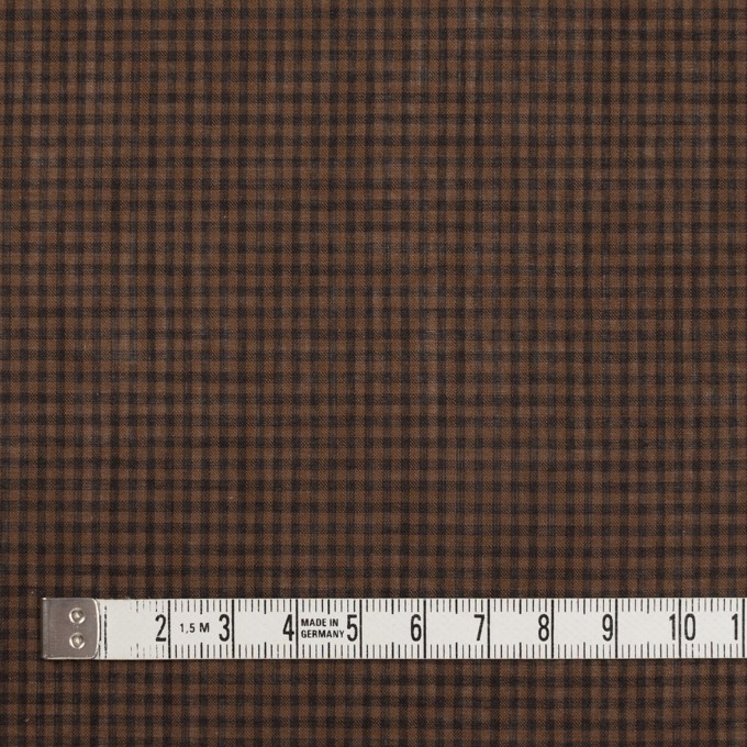 コットン×チェック(モカブラウン)×ボイル_全4色 イメージ4