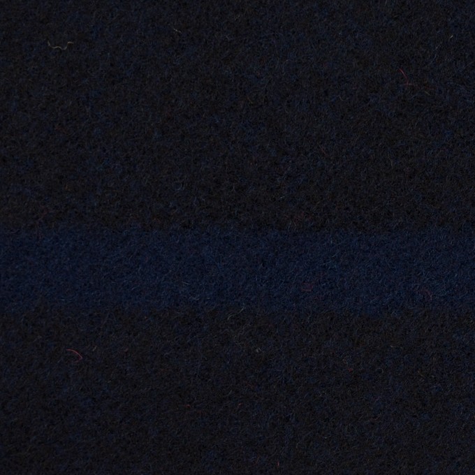 ウール×ボーダー(ネイビー&ブラック)×ツイード_パネル イメージ1