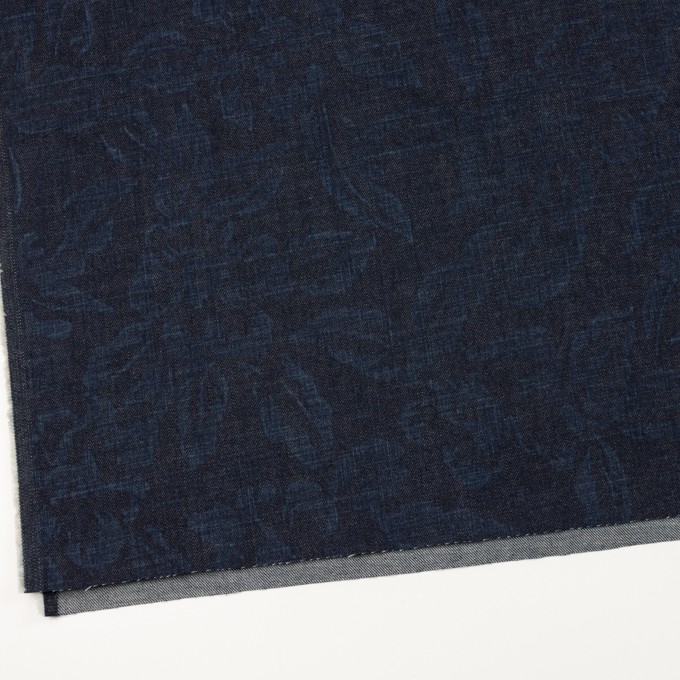 コットン×フラワー(インディゴ)×デニム(10.5oz) イメージ2