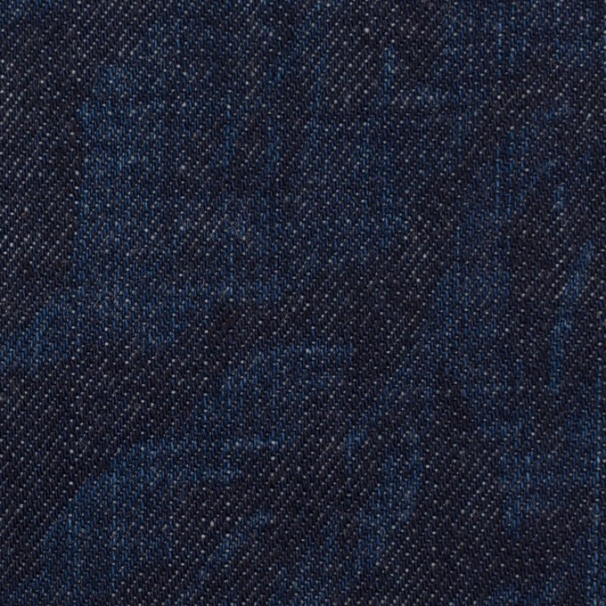 コットン×フラワー(インディゴ)×デニム(10.5oz) イメージ1