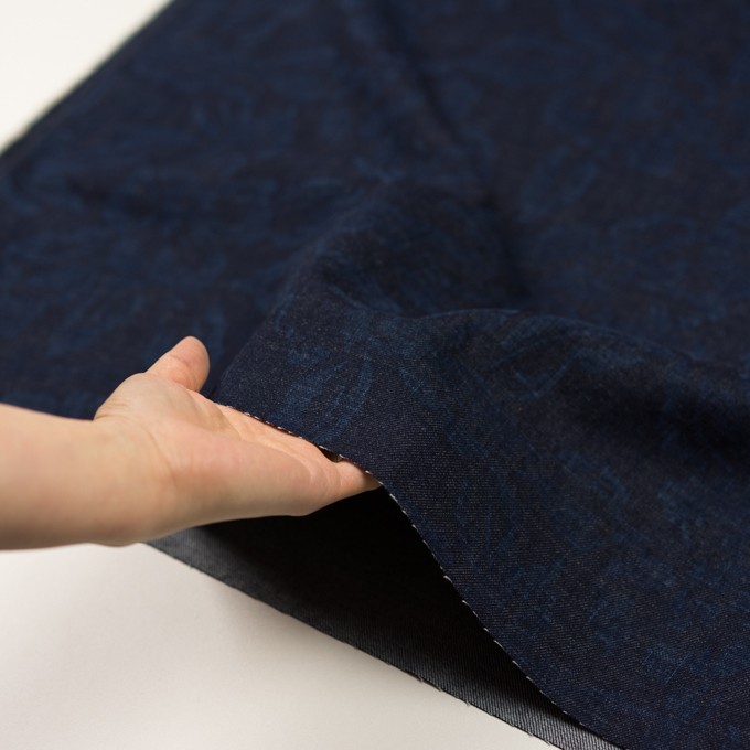 コットン×フラワー(インディゴ)×デニム(10.5oz) イメージ5