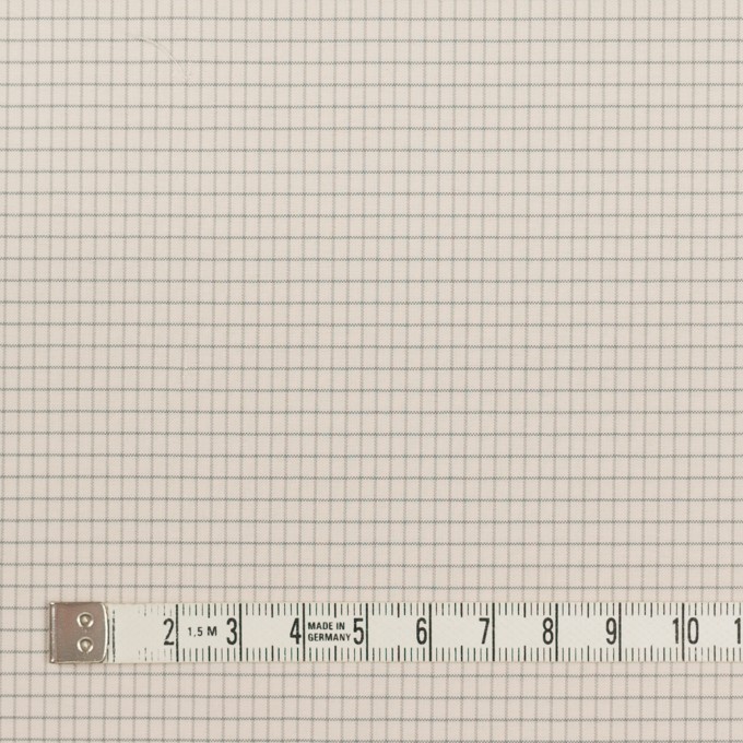 コットン&ナイロン×チェック(バニラ)×ブロード_イタリア製 イメージ4