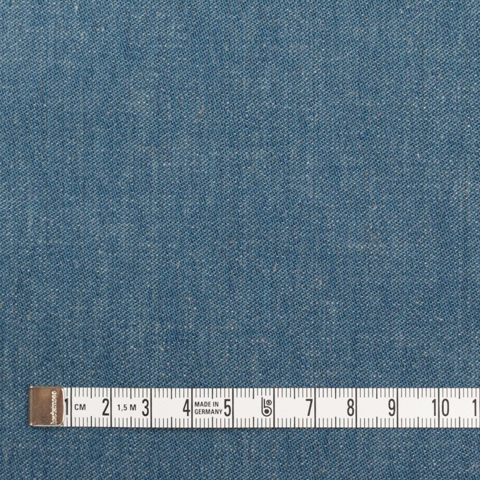 リネン&コットン×無地(アッシュブルー)×デニム(7oz) イメージ4