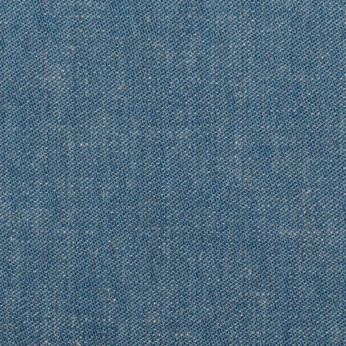 リネン&コットン×無地(アッシュブルー)×デニム(7oz) イメージ1