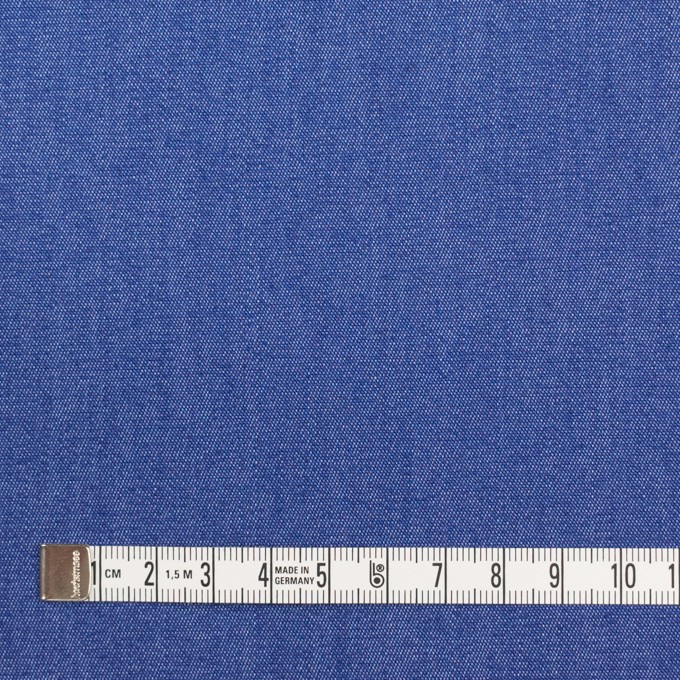コットン&ポリウレタン×無地(オリエンタルブルー)×デニムストレッチ(7oz) イメージ4