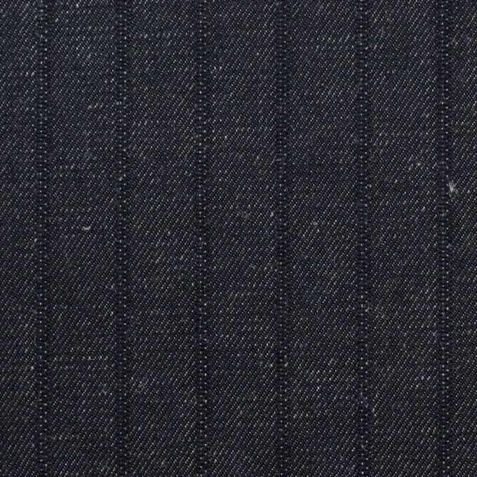 コットン×ストライプ(インディゴ)×デニム(7oz) イメージ1