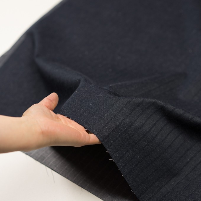 コットン×ストライプ(インディゴ)×デニム(7oz) イメージ5