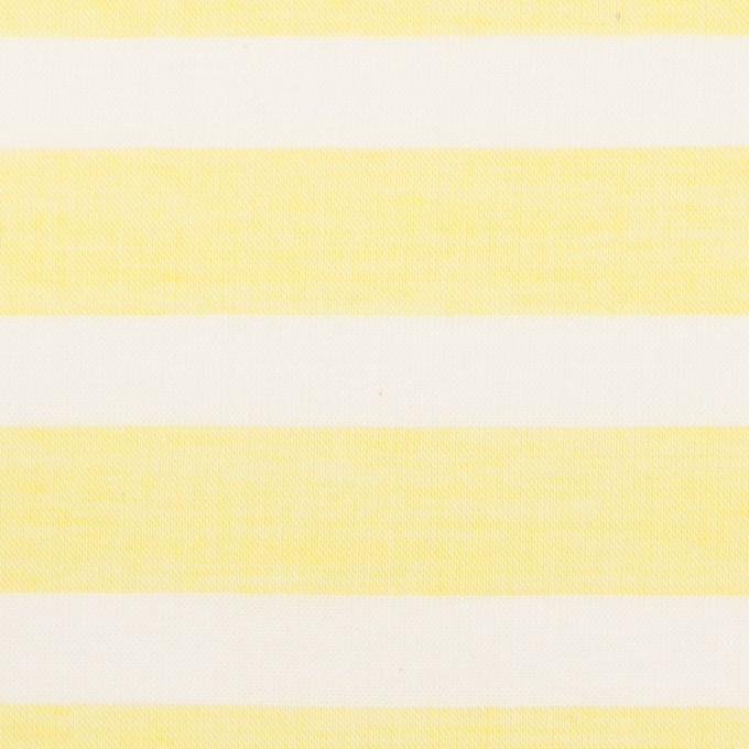 コットン&テンセル×ボーダー(レモン)×ボイル_全2色 イメージ1