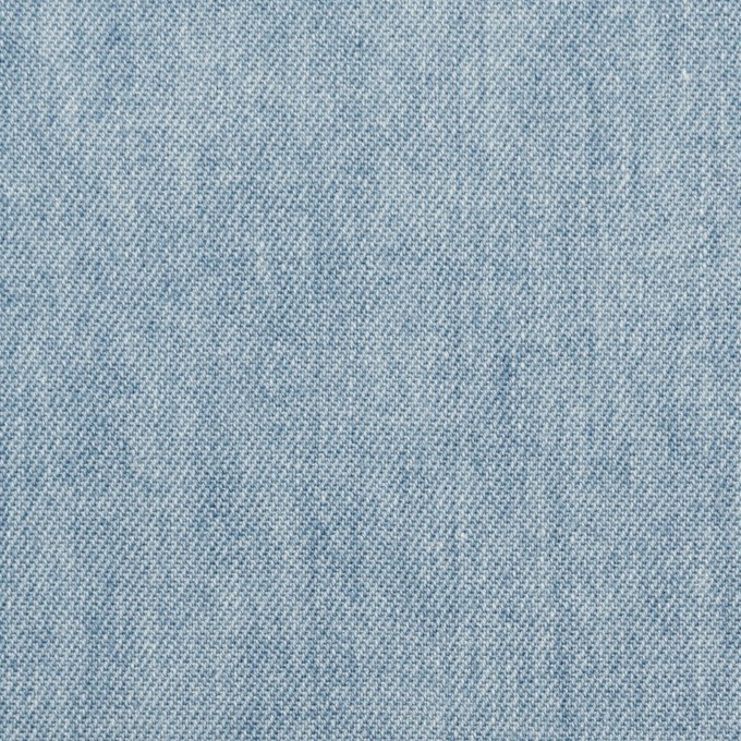 コットン×無地(サックスブルー)×セルビッチ・デニム(5.5oz) イメージ1