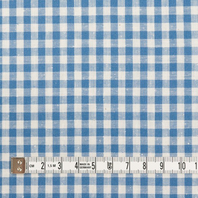 コットン×チェック(チョークブルー)×シーチング_全3色 イメージ4