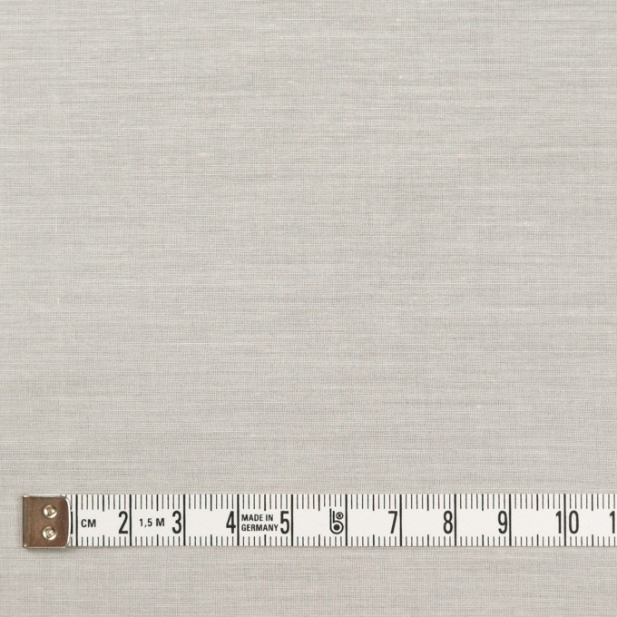 コットン&シルク×無地(ミルキーホワイト)×ボイル イメージ4