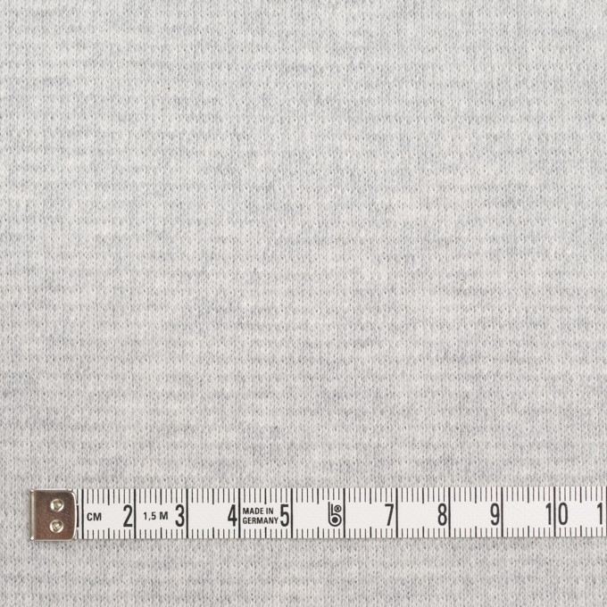 コットン×無地(ライトグレー)×Wニット_全2色 イメージ4