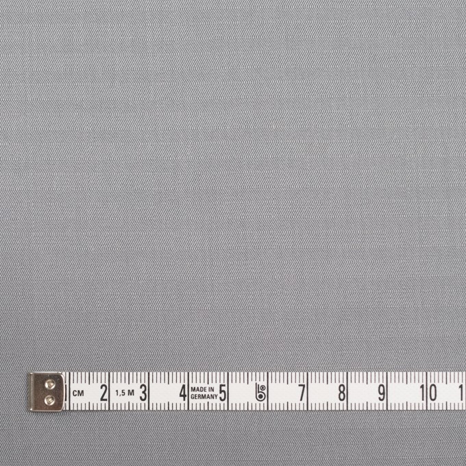 コットン×無地(シルバーグレー)×ヘリンボーン_イタリア製 イメージ4