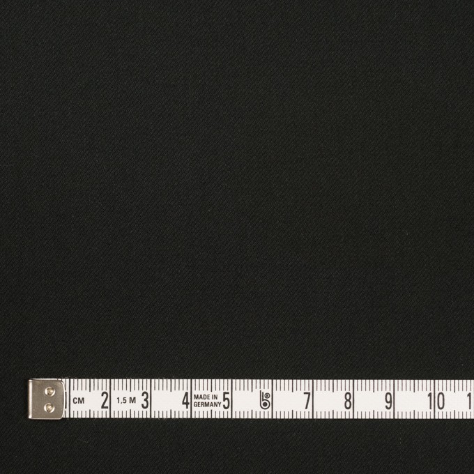 コットン&ポリウレタン×無地(ブラック)×サージストレッチ_全3色_イタリア製 イメージ4