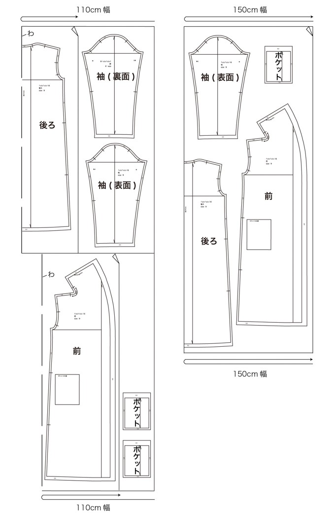 How To 016 ロングカーディガンのつくりかた 前編 裁断 肩から衿ぐりを縫う Fab Fabric Sewing Studio 布地のオンライン通販とソーイングスクール