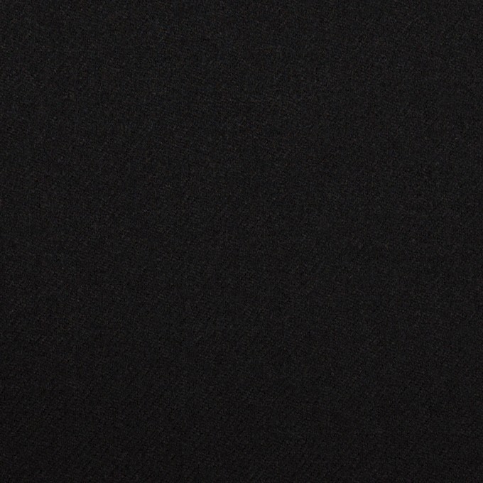 ウール&ポリウレタン×無地(ブラック)×サージストレッチ イメージ1