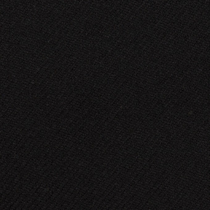ウール×無地(ブラック)×サキソニー イメージ1