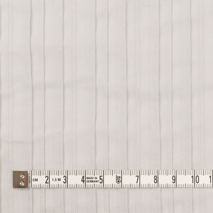 コットン&ナイロン×無地(ライトグレー)×タテタック イメージ4