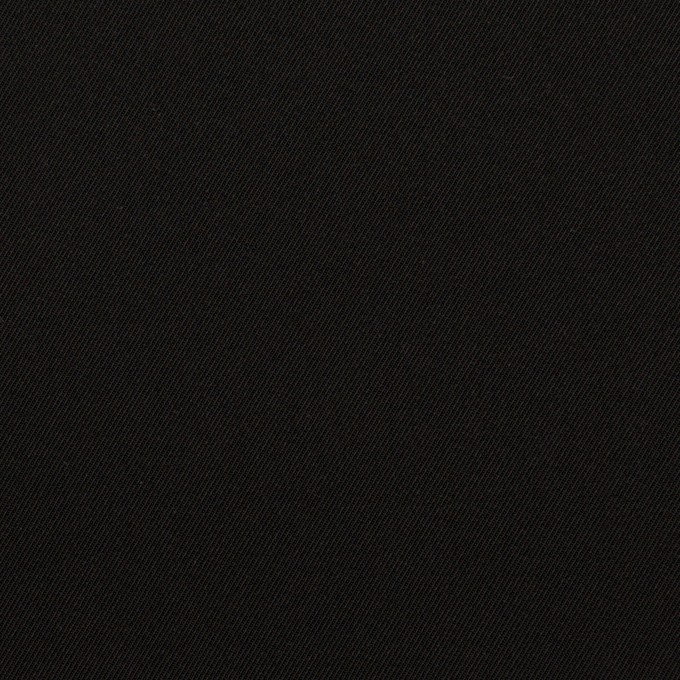 ポリエステル&ポリウレタン×無地(ブラック)×サージストレッチ イメージ1