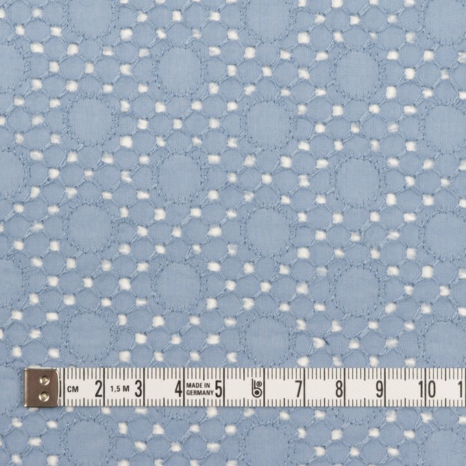 コットン×サークル(フロスティブルー)×ローン刺繍_全3色 イメージ4