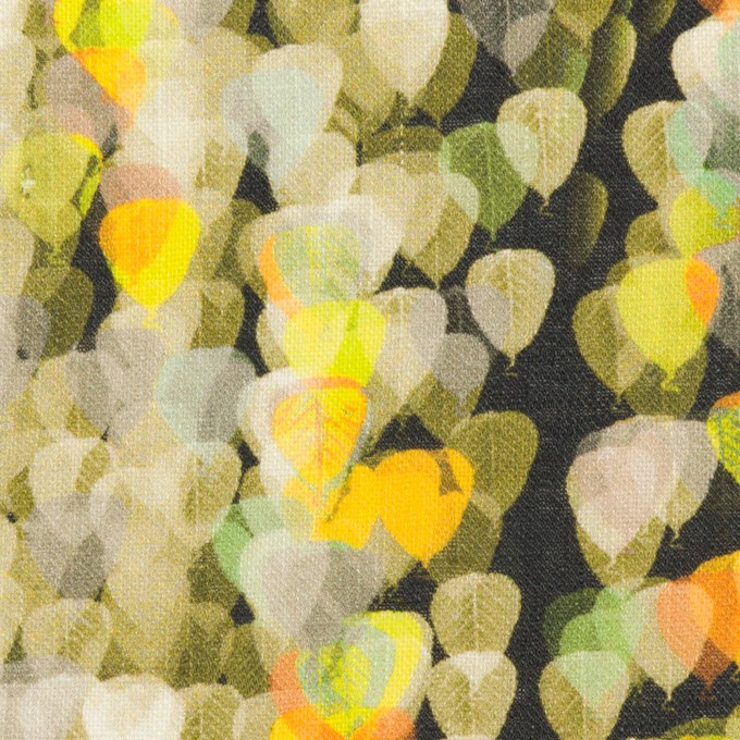 リネン×バルーン(ライム＆チャコール)×薄キャンバス_全3色 イメージ1