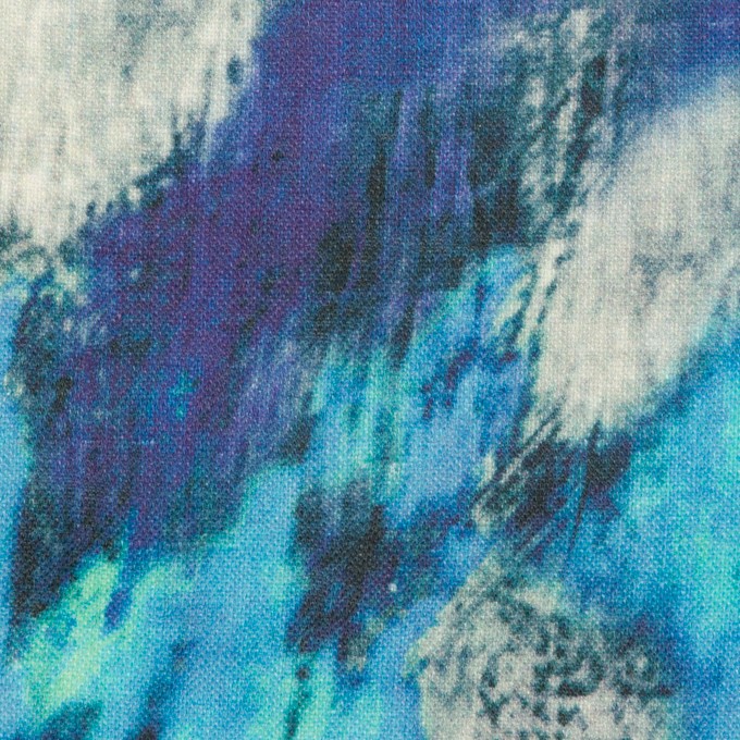リネン×シェル(エメラルドブルー＆パープル)×薄キャンバス_全3色 イメージ1